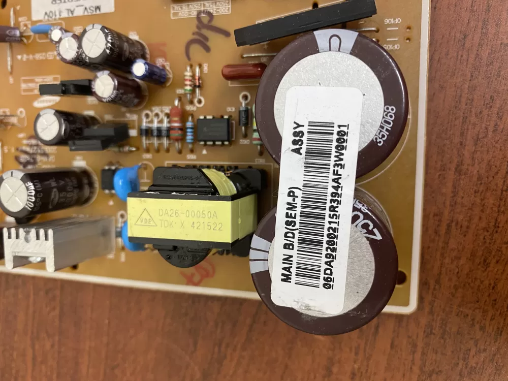 Samsung DA92-00215R Refrigerator Inverter Control Board AZ33624 | BK1685