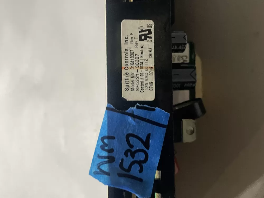 Kenmore 316452307R  AP4979586 316418307 316452307 316557207 316557245 PS3490769 Range Control