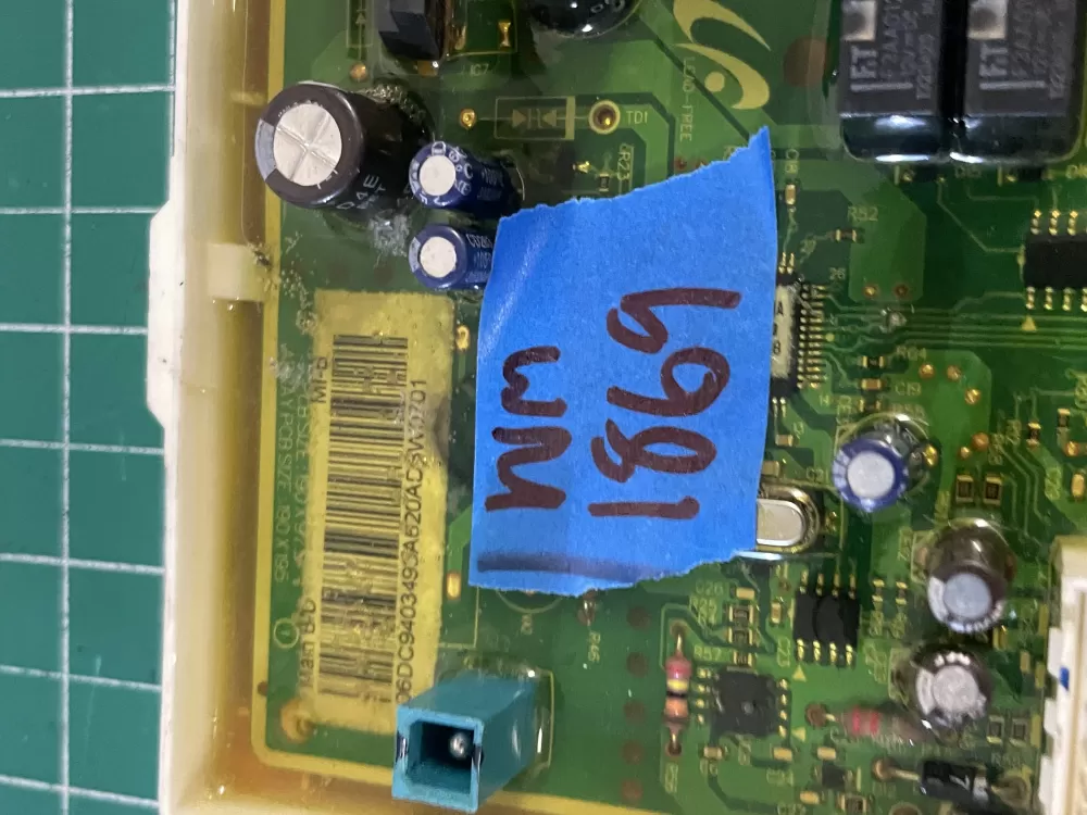 Samsung DC94-03493A Dryer Main Control Board AZ209450 | Wm1869
