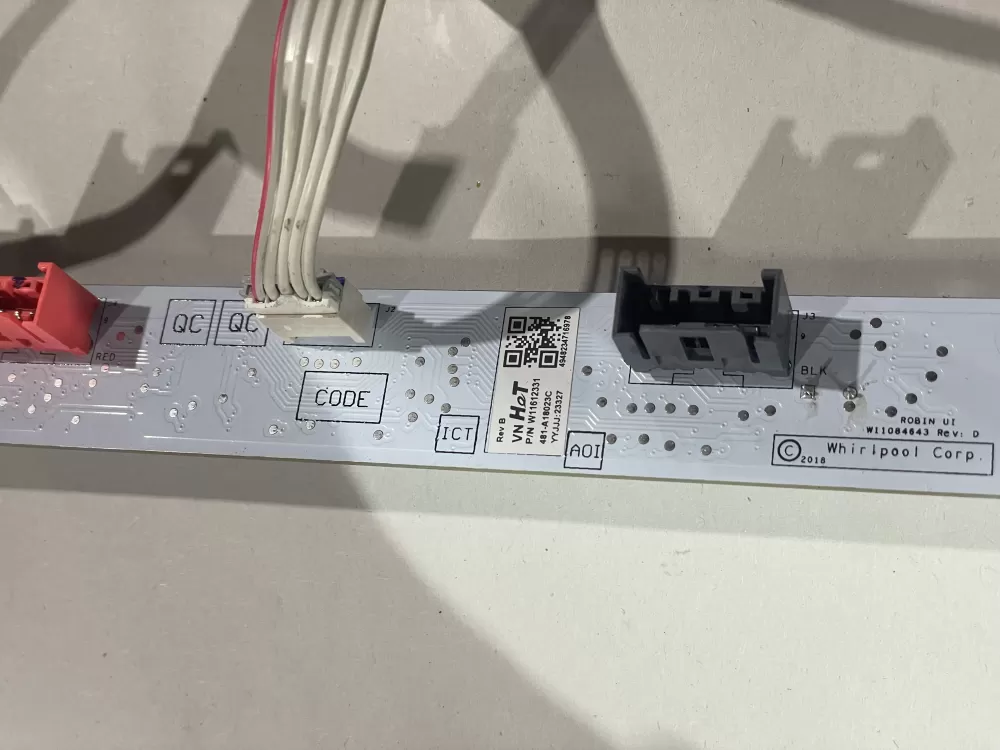 Whirlpool W11612331 Washer Touch Sensor Control Board AZ203446 | KM977