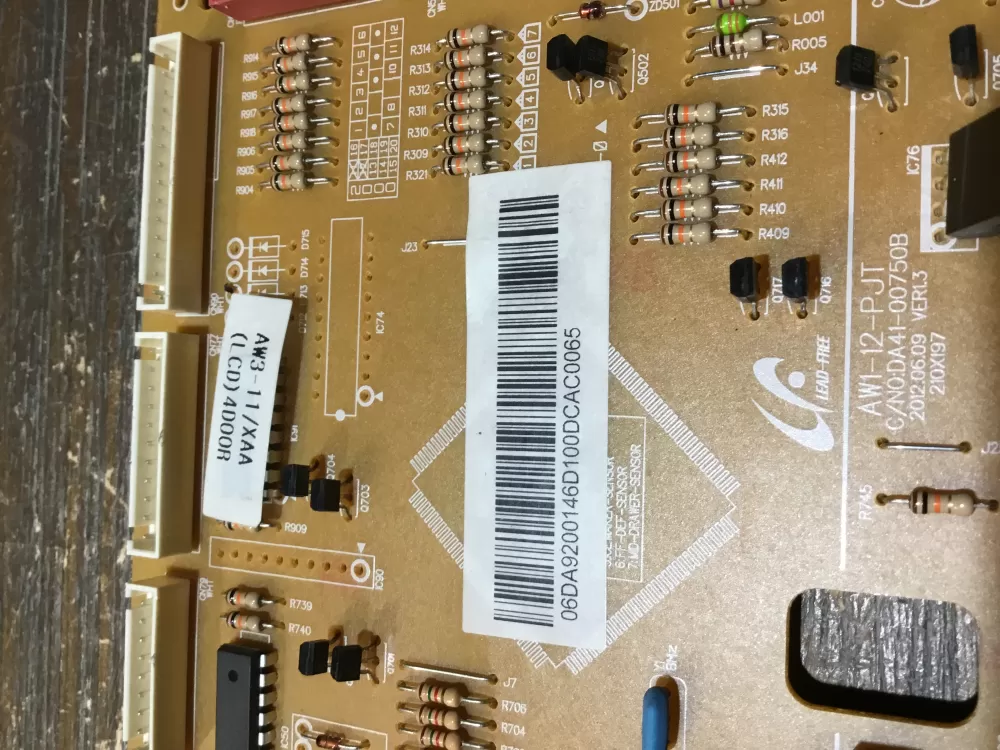 Samsung DA92 00146D DA9200146D Refrigerator Control Board AZ60633 | NR2046