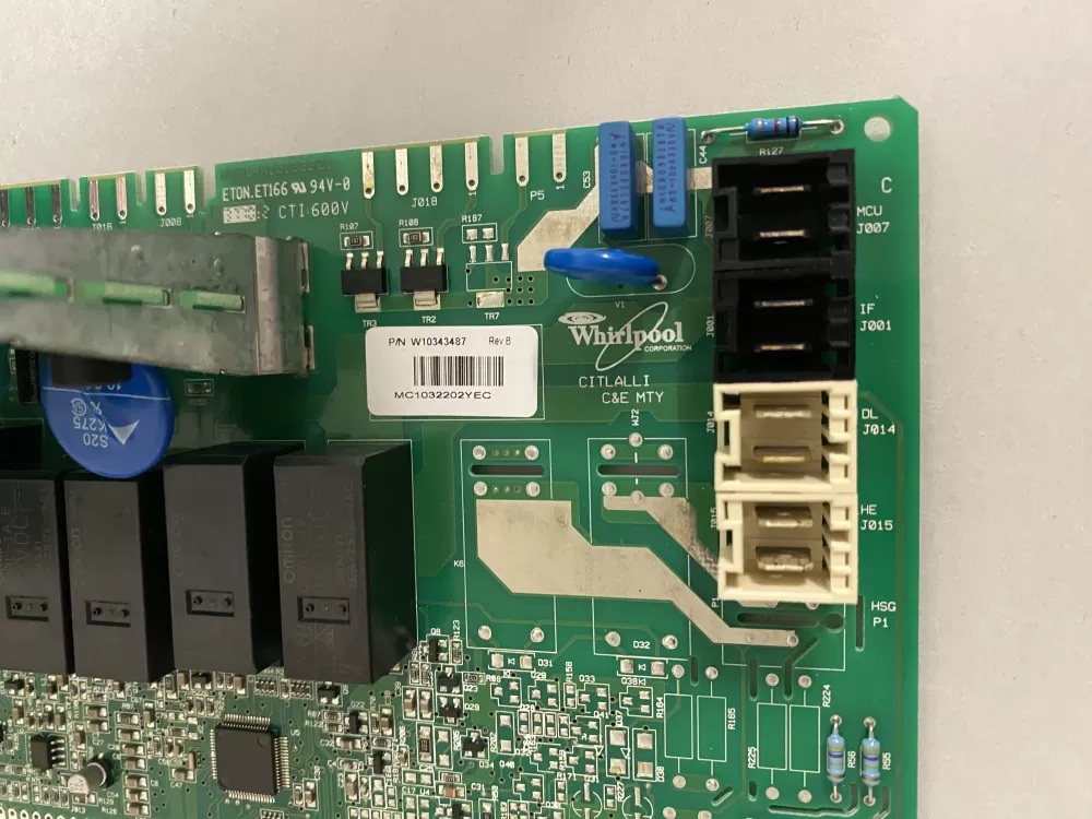 Whirlpool W10343487 Washer Control Board CCU AZ203181 | BK2314