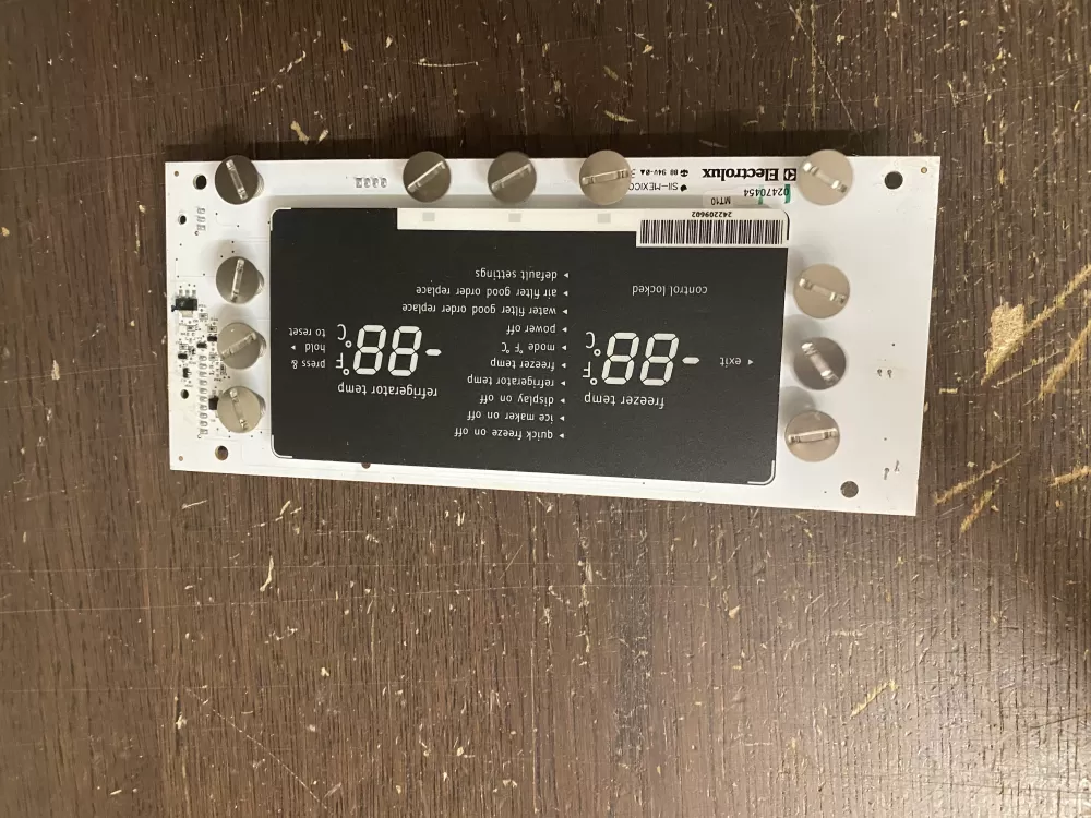 Frigidaire  Electrolux 4101-9708BJS  242209708  242209602 Refrigerator Display Control Board