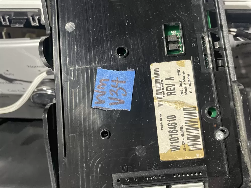 Whirlpool W10164610 Control Board WPW10283478 / AP6018635 AZ97151 | Wmv34