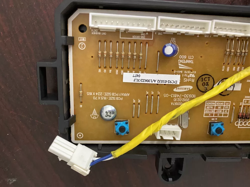 Samsung DC92-01032A Washer Control Board AZ54236 | BK1933