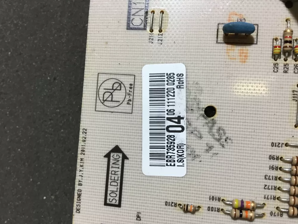 LG EBR73592804 Range Control Board AZ95964 | NR33