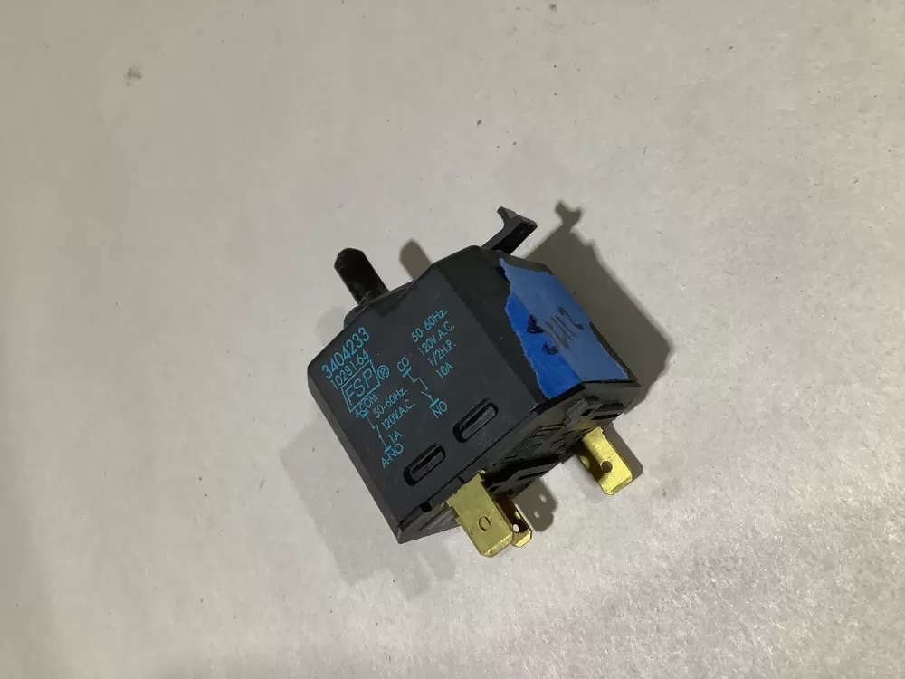 Amana  Crosley  Estate  Inglis  Kenmore  Maytag  Whirlpool 3404233 WP3404233 Dryer Crosley Inglis Start Switch