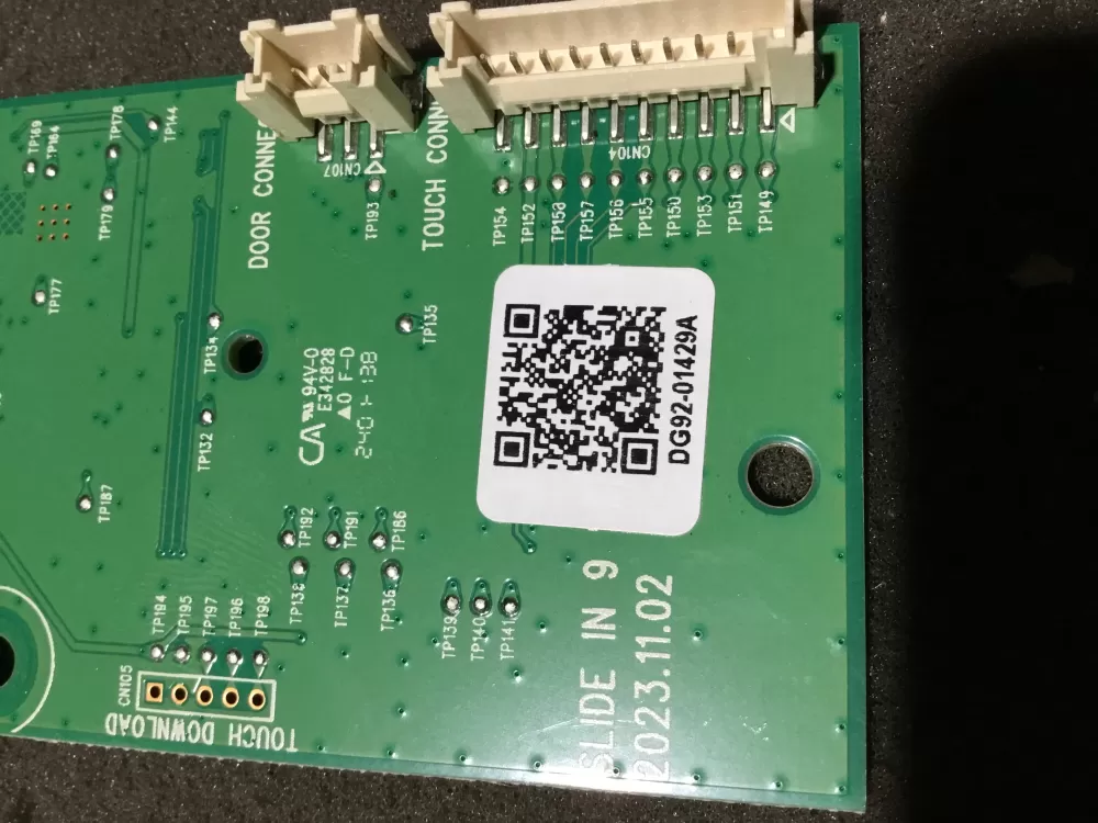 Samsung Part# DG92-01429A Power Board Assembly AZ107493 | NR246