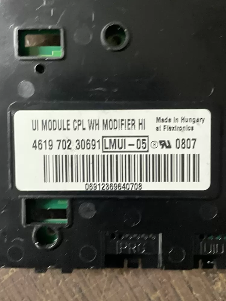 Whirlpool 4619 702 30691 4619 702 30701 Washer UI Control Board AZ43651 | Wm1446