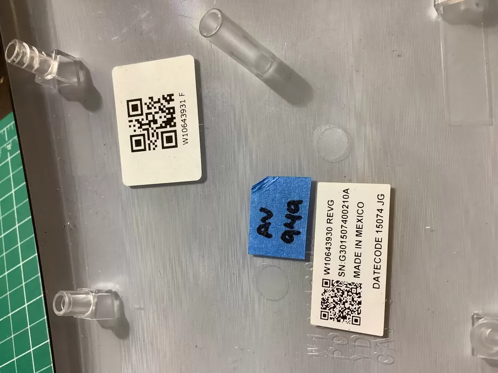 Whirlpool Kenmore W10643930 W106439301 Control Board Overlay AZ214248 | ARV949