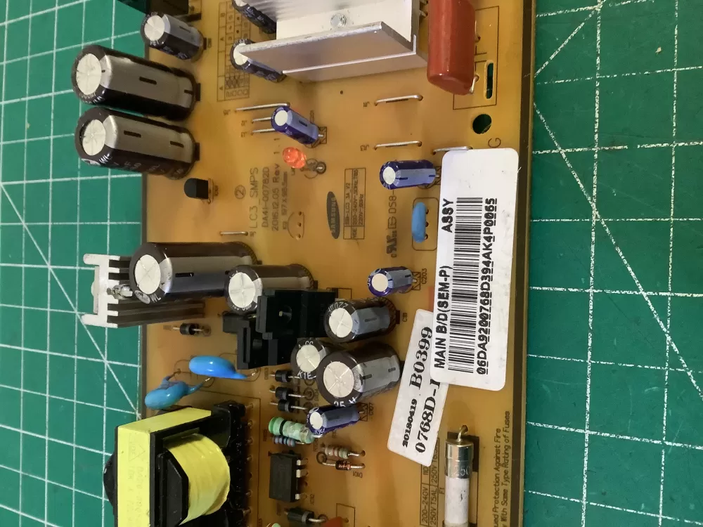 Samsung DA92 00768D Refrigerator Control Board Inverter AZ204279 | NR351