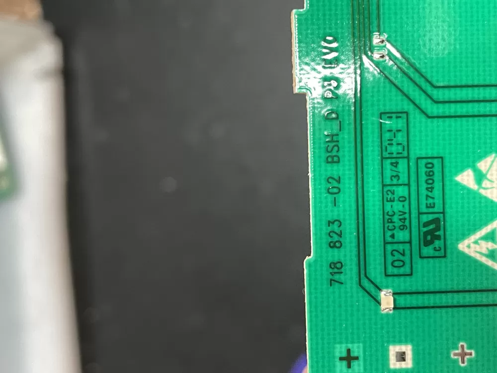 Bosch 718 823 02 Diswasher UI Display Control Board AZ13924 | 722