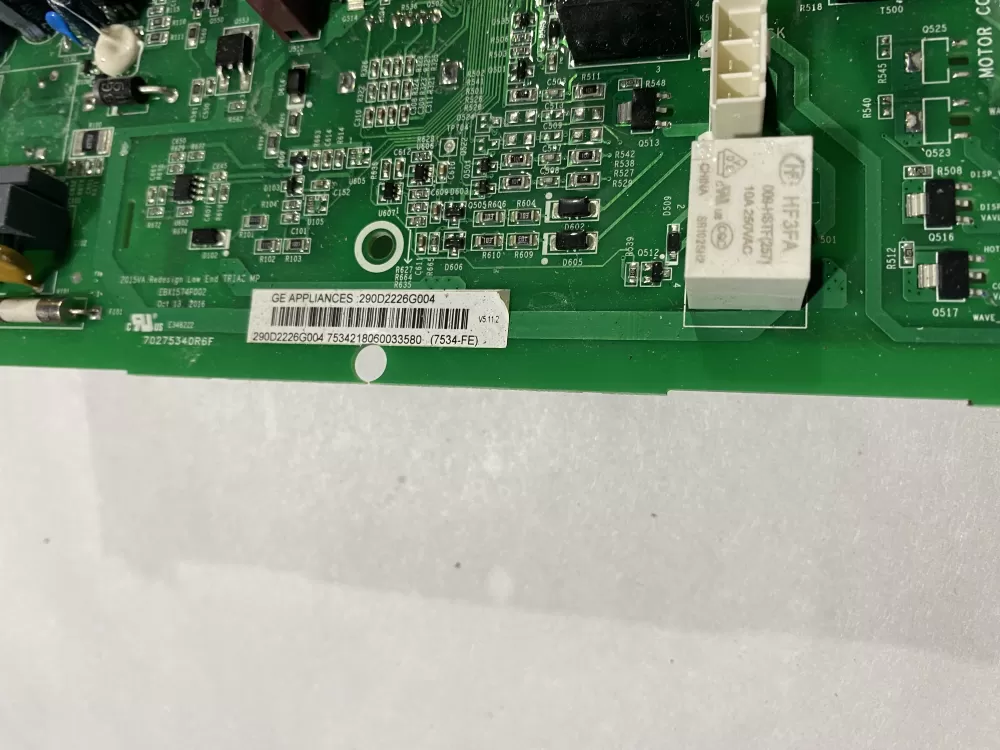 GE WH22X36498 290D2226G004 Washer Control Board AZ123214 | BK2248