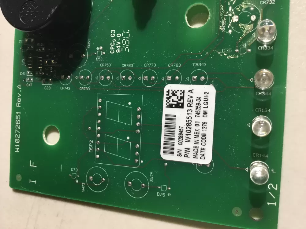 Whirlpool W10352744 WPW10352744 Washer Control Board AZ38405 | NRV378
