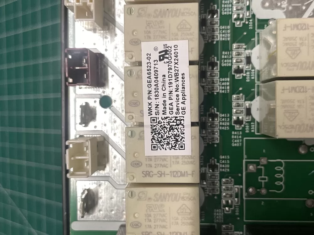 GE 191D7970G002 Wb27X24010  Range Control Board Power Relay AZ202604 | Wm2191