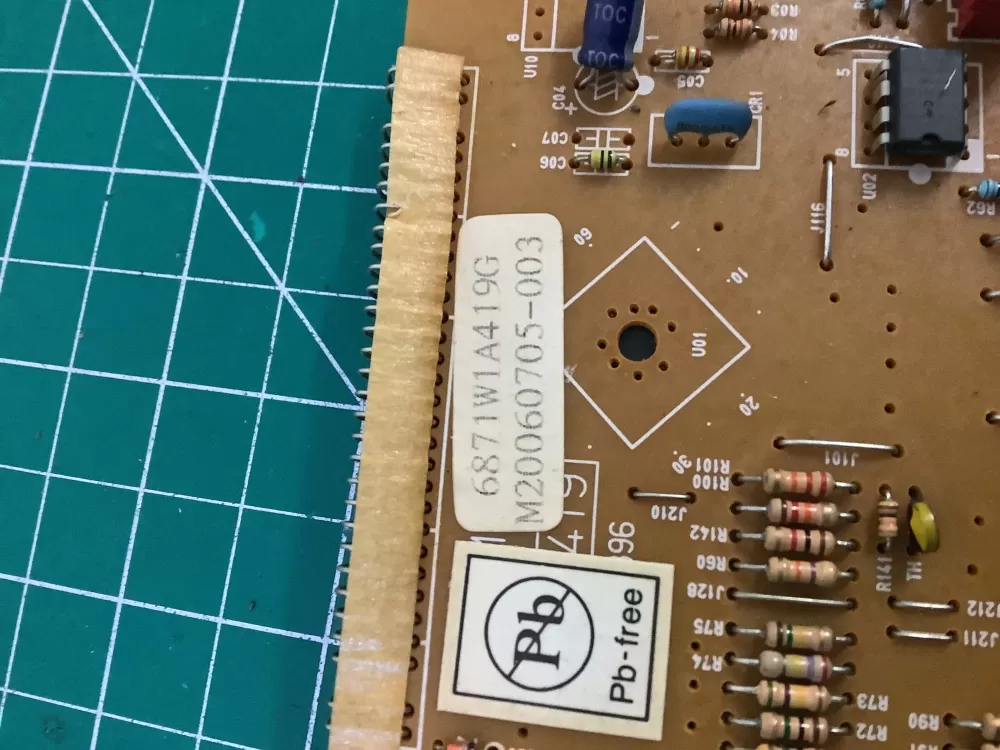 LG 6871W1A419G Microwave Control Board Contorl Panel AZ203401 | NR329