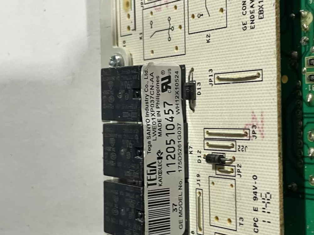 GE 175D5261G037 EBX1129P004 Ebx1129p004 Washer Control Board AZ169842 | Wm568