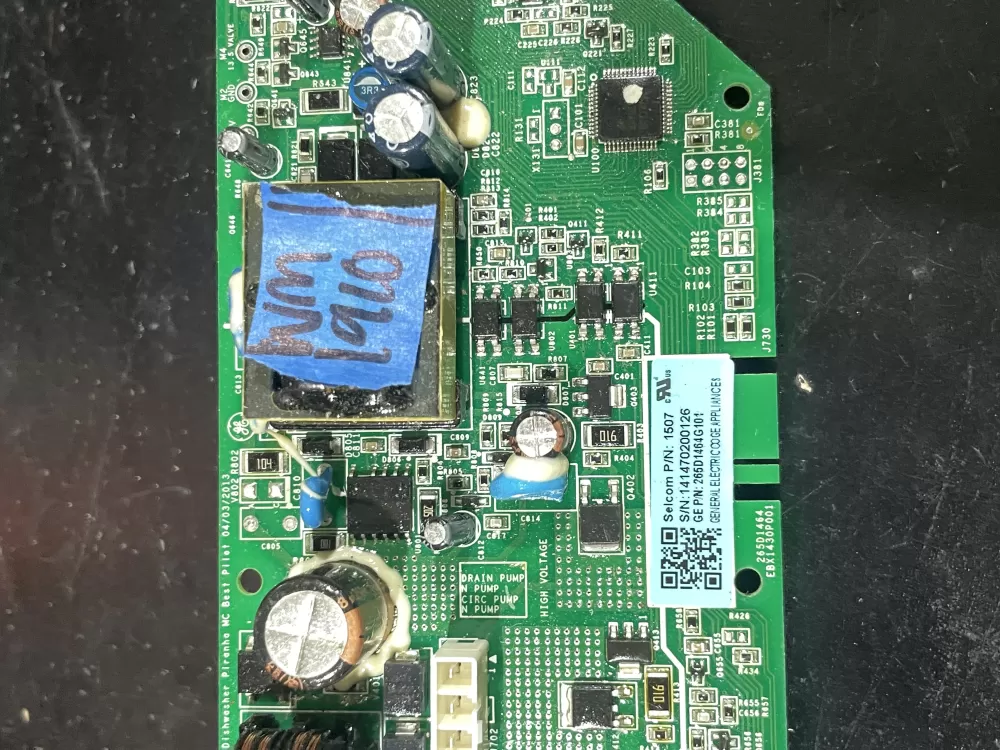 GE 265D1464G101 Dishwasher Control Board AZ61933 | Wm1910