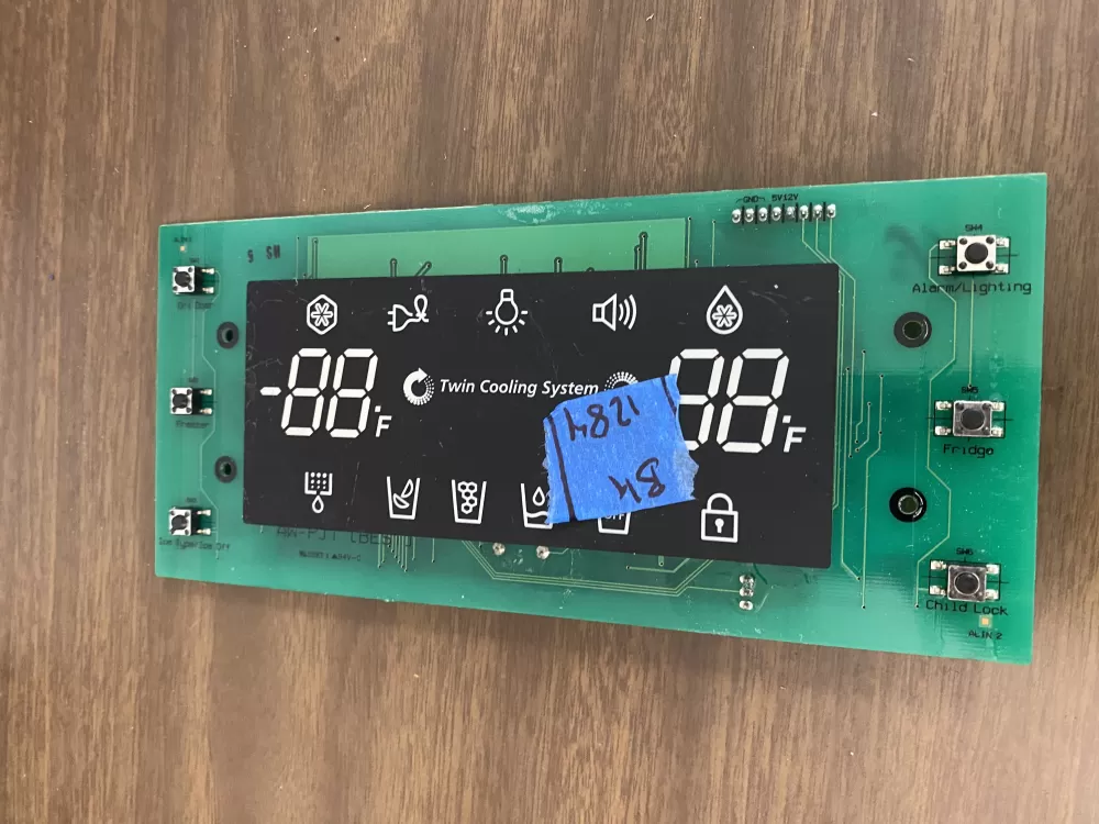 Samsung DA41-00463C Refrigerator Dispenser UI Control Board AZ40104 | BK1284