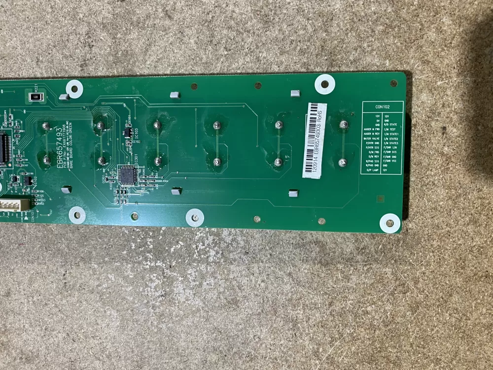 LG EBR65749303 Refrigerator Control Board Dispenser Panel AZ76991 | BK1101