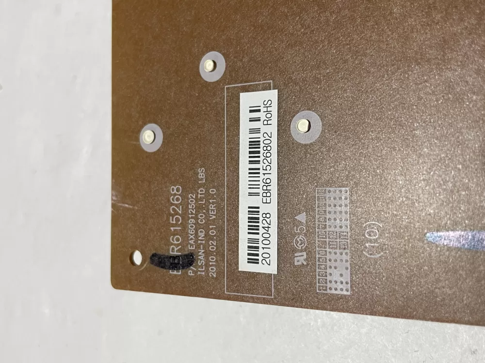 LG EBR61526802  Control Board Pcb Assembly Display AZ134686 | Wm603