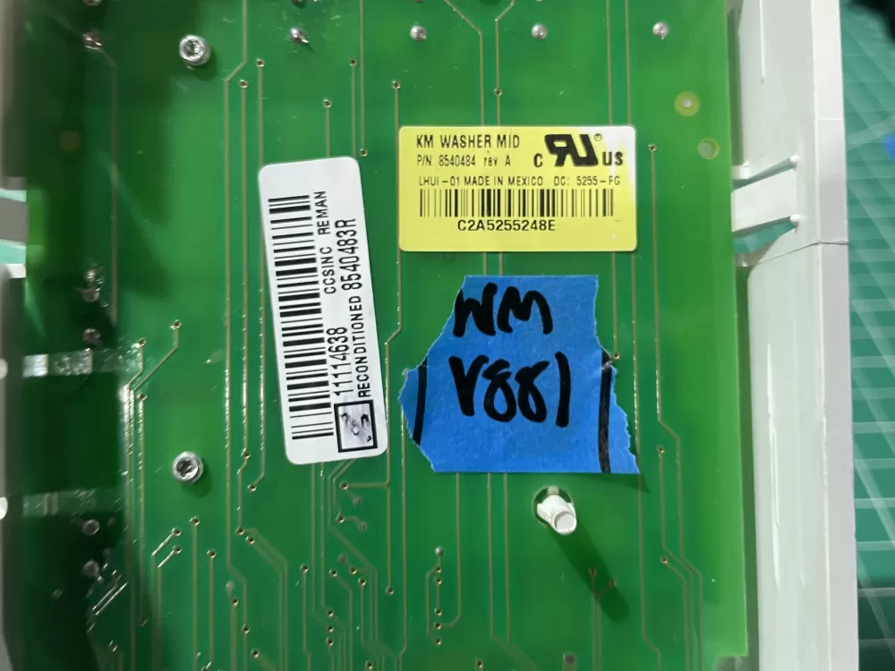 Kenmore Whirlpool 8540484 Washer Control Board AZ192855 | Wmv881