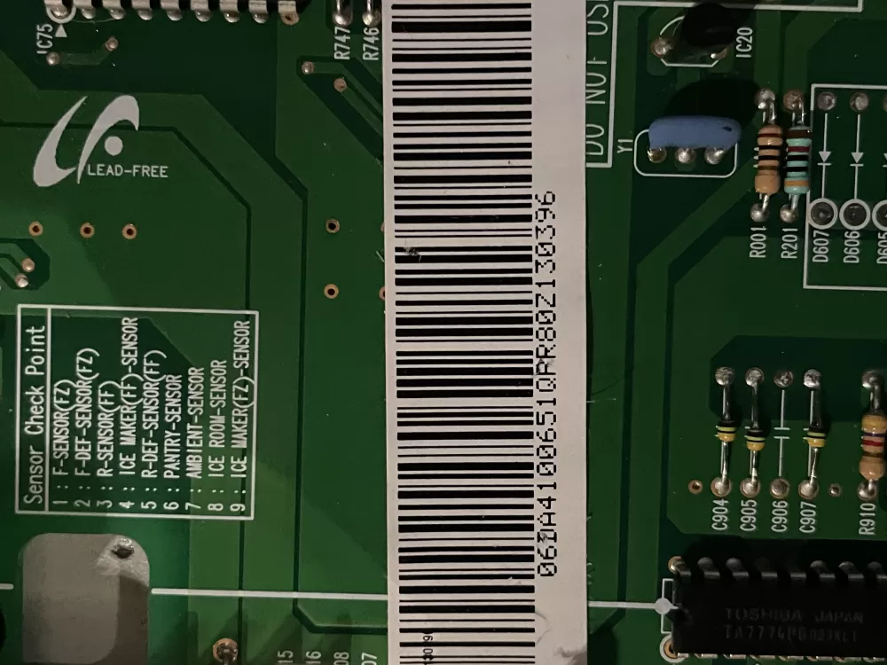 Samsung DA41 00651Q Refrigerator Control Board AZ35039 | Wm397