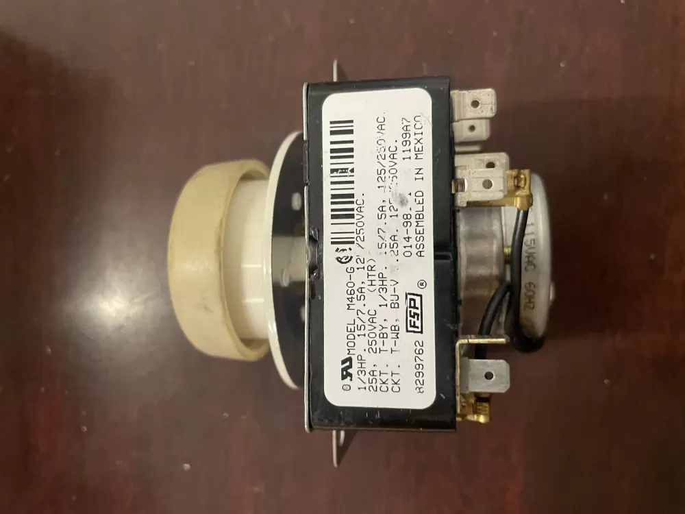 Whirlpool 8299762  AP2947449  831498  AH394421  EA394421  PS394421 Dryer Timer Control