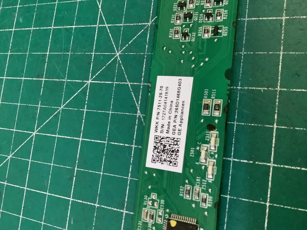 GE 265D1468G403 Dishwasher User Interface Control Board AZ186792 | NR2747