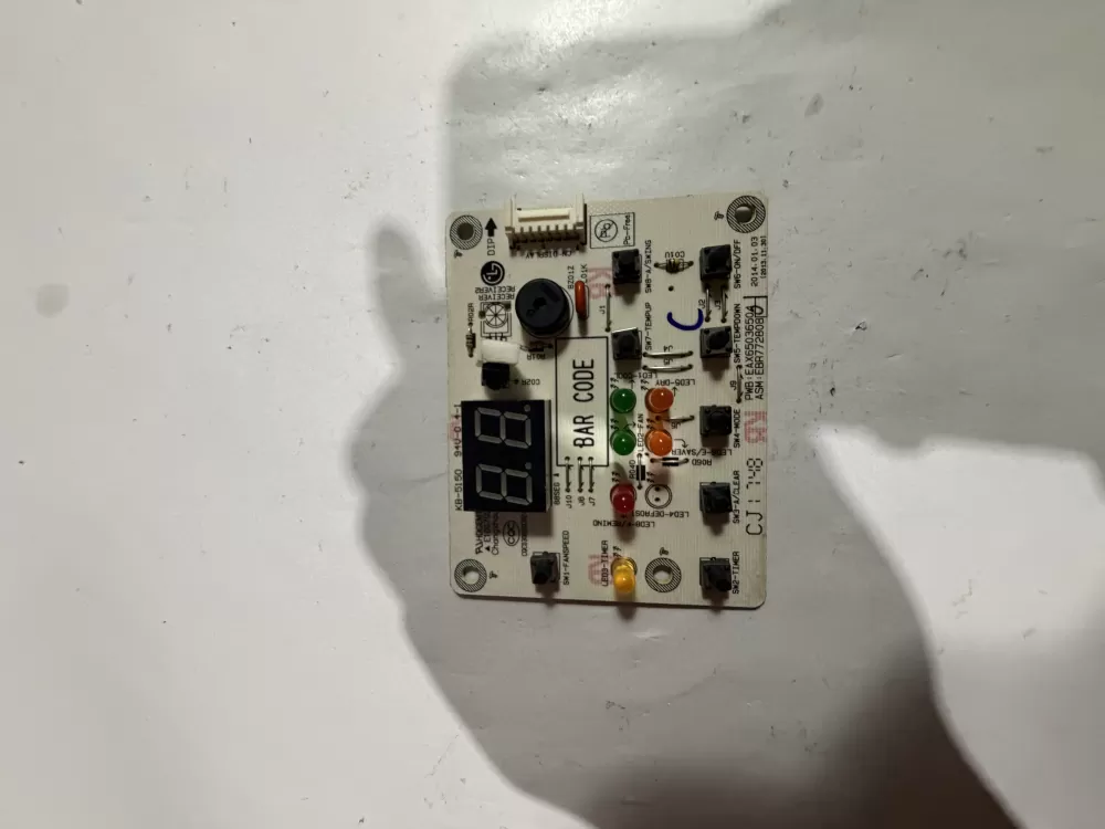 EBR77280801 LG Air Conditioner Display Pcb