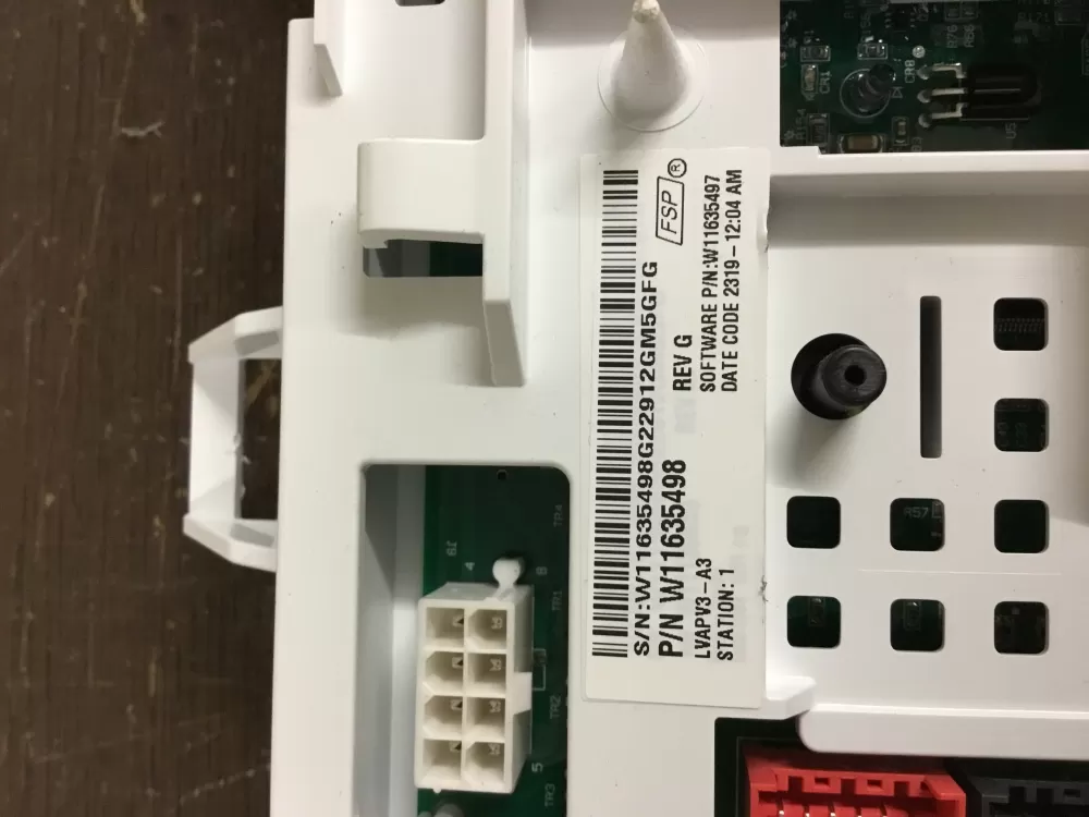 Whirlpool W11635498 Control Board AZ33597 | NRV368