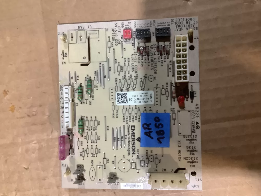 Rheem Emerson 47 102077 03 48e21 101 01  Control Board AZ104802 | AR1850