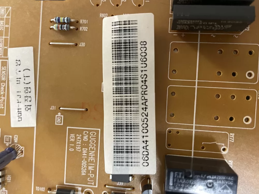 Samsung DA41-00524A DA41-00526A Refrigerator Control Board AZ37505 | Wm450