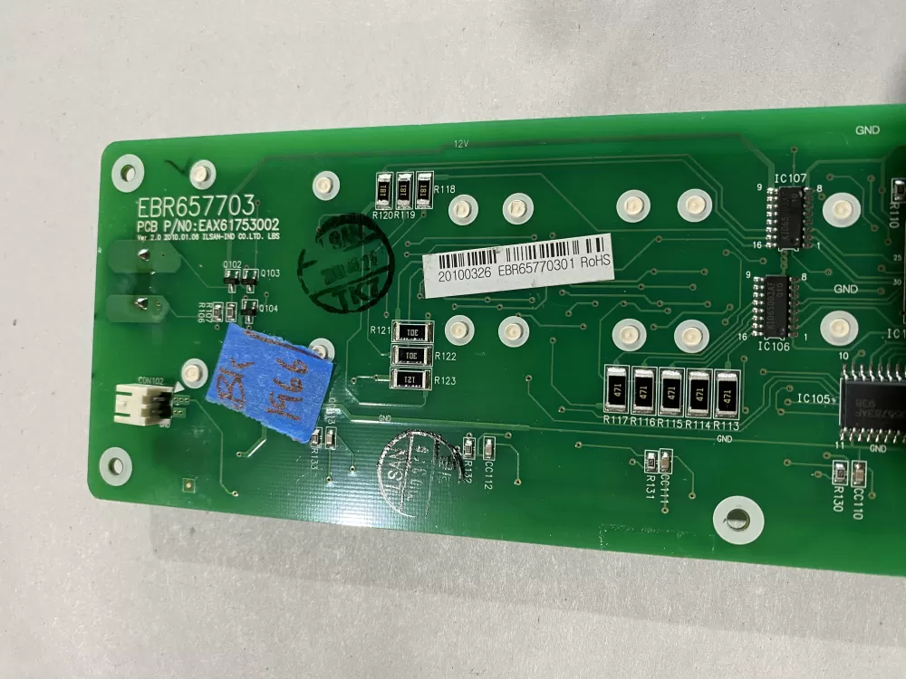 LG Kenmore Refrigerator Dispenser Board EBR65770301 AZ111427 | BK1966