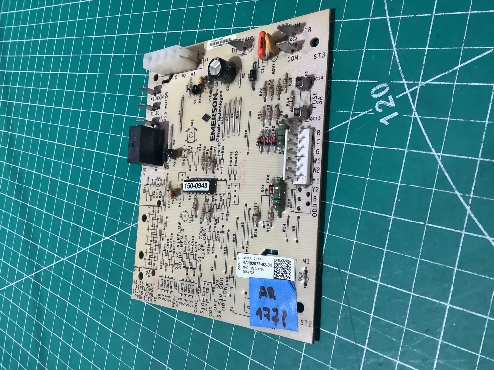Rheem Air Handler Control Board 47-102077-02-04 156-9735 AZ190492 | AR1772