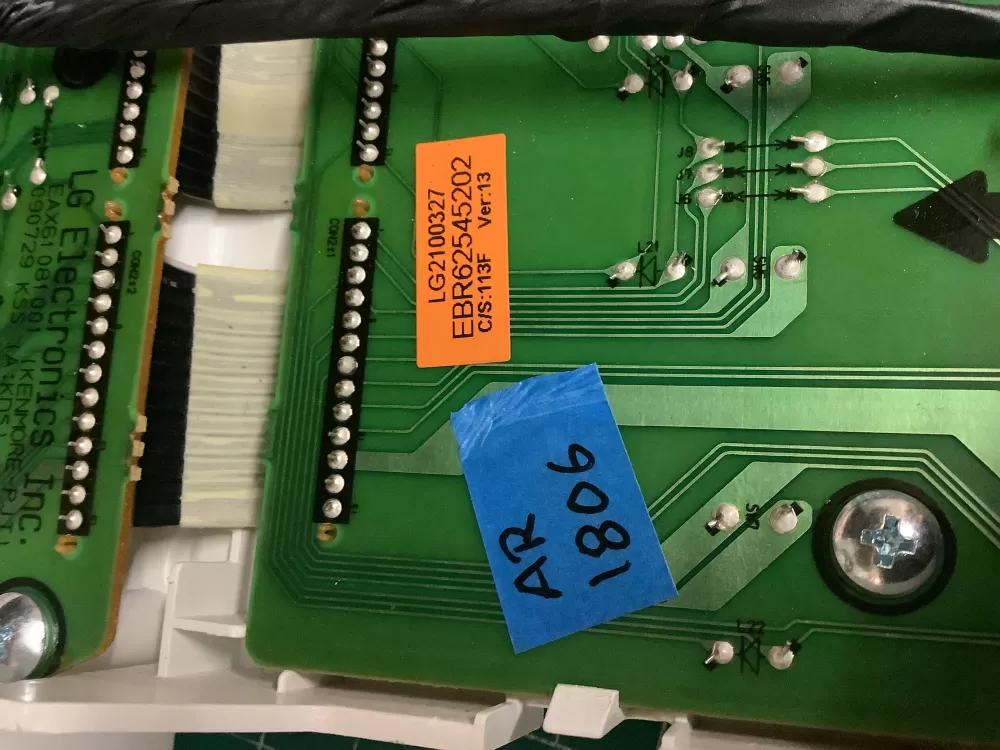 Kenmore Washer User Interface Contorl Panel Board AZ201097 | AR1806