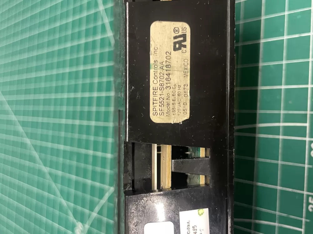 Kenmore Frigidaire 316418702 SF5521-S8702-AA Range Control AZ202589 | Wm2193