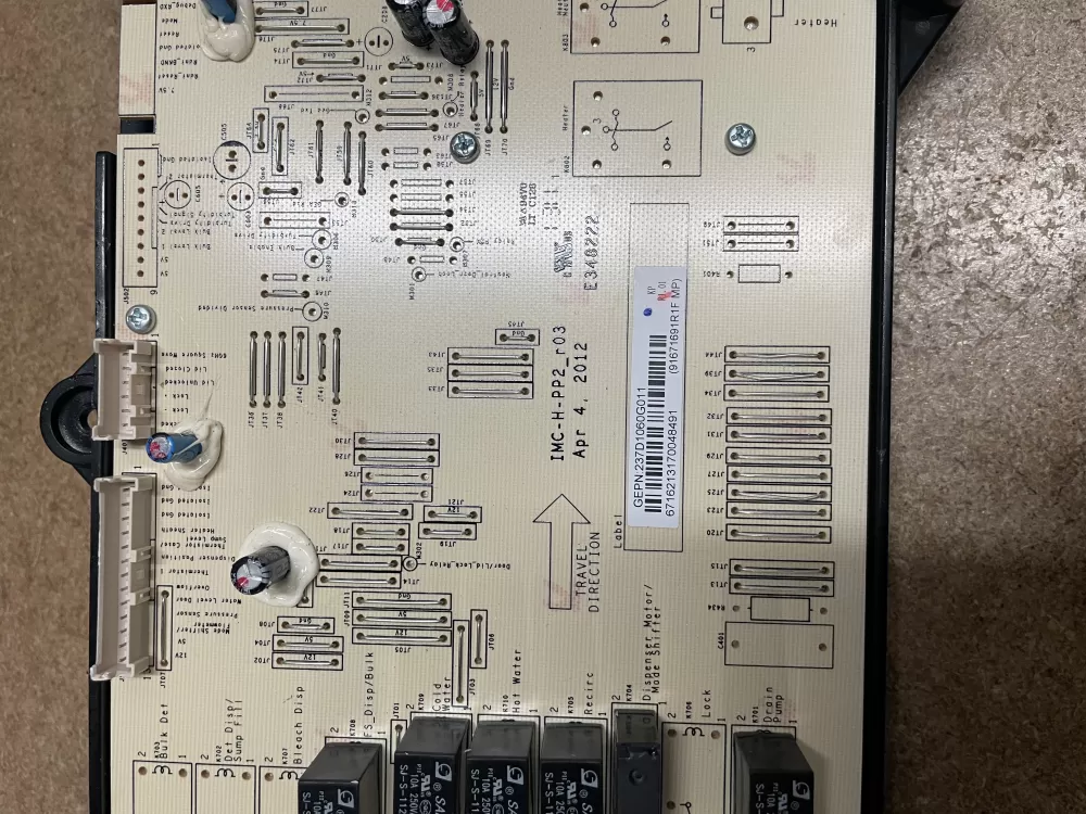 GE 237D1395G011 237D1122G001 237D1060G011 Washer Control Board AZ16777 | KMV194