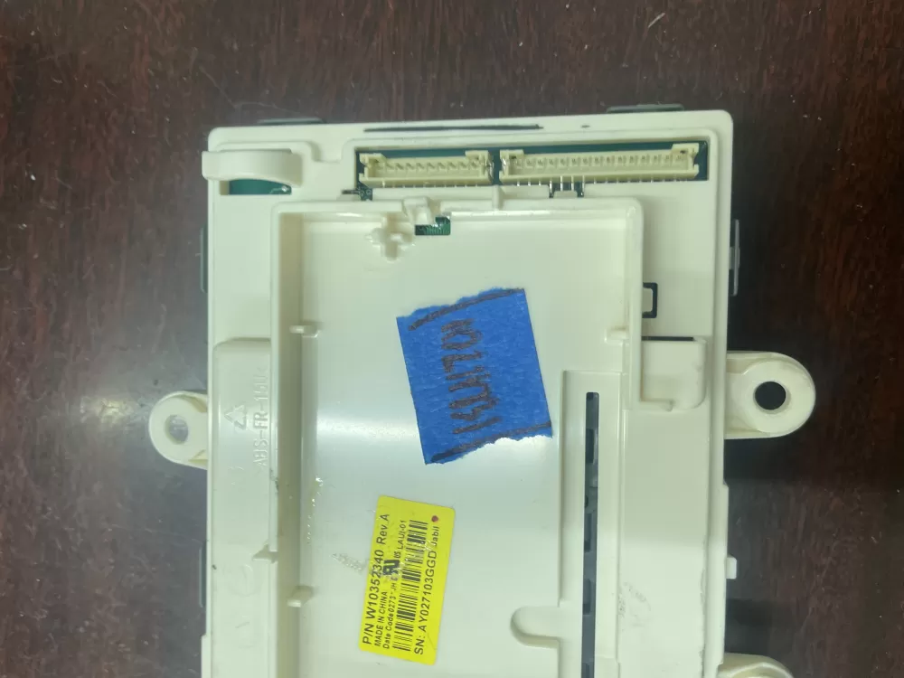 Whirlpool W10352340 Dryer Control Board AZ34500 | KM1701
