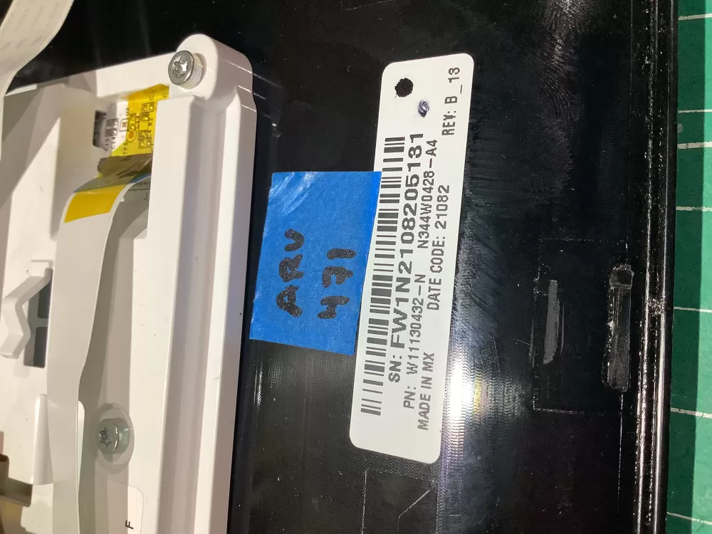 W11130432-N WHIRLPOOL DRYER CONSOLE AZ184889 | ARV471