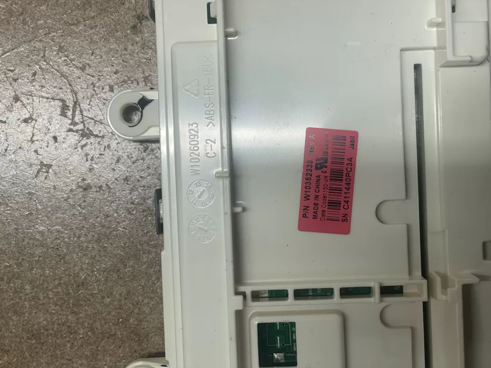 Whirlpool W10352339 Washer Control AZ13395 | KM1625