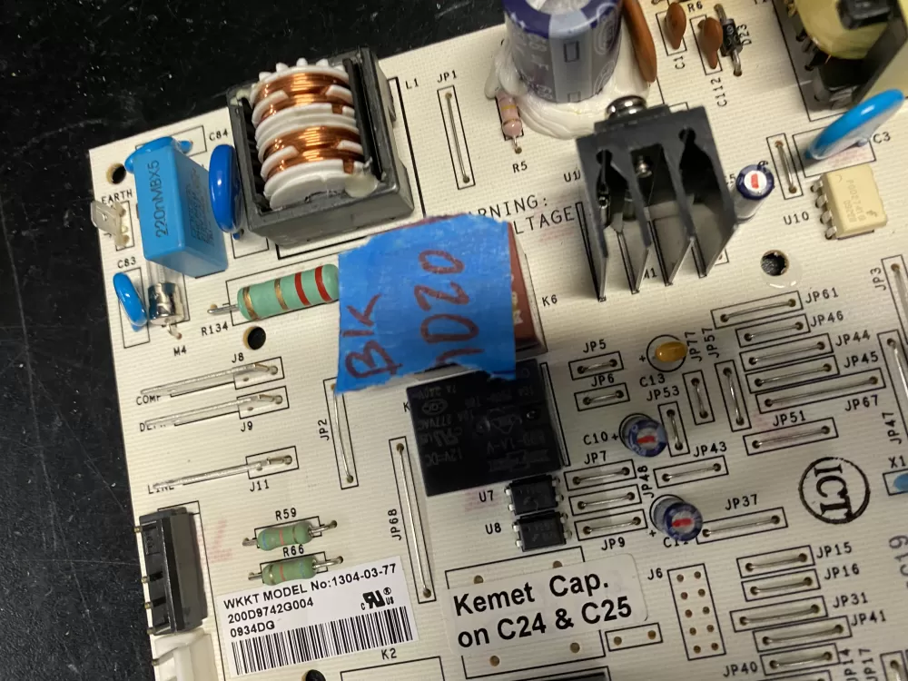 GE 200D49742G004 WR55X10996 Refrigerator Control Board  AZ8946 | BK1020