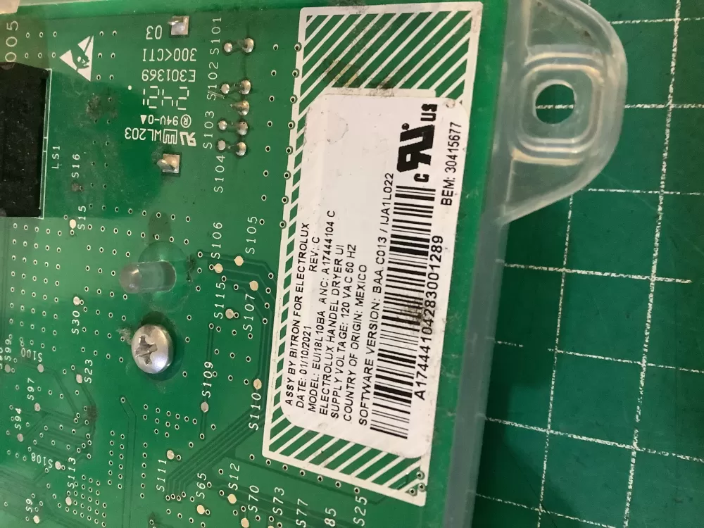 OEM Frigidaire Laundry Control A17444104C AZ210226 | NR2605