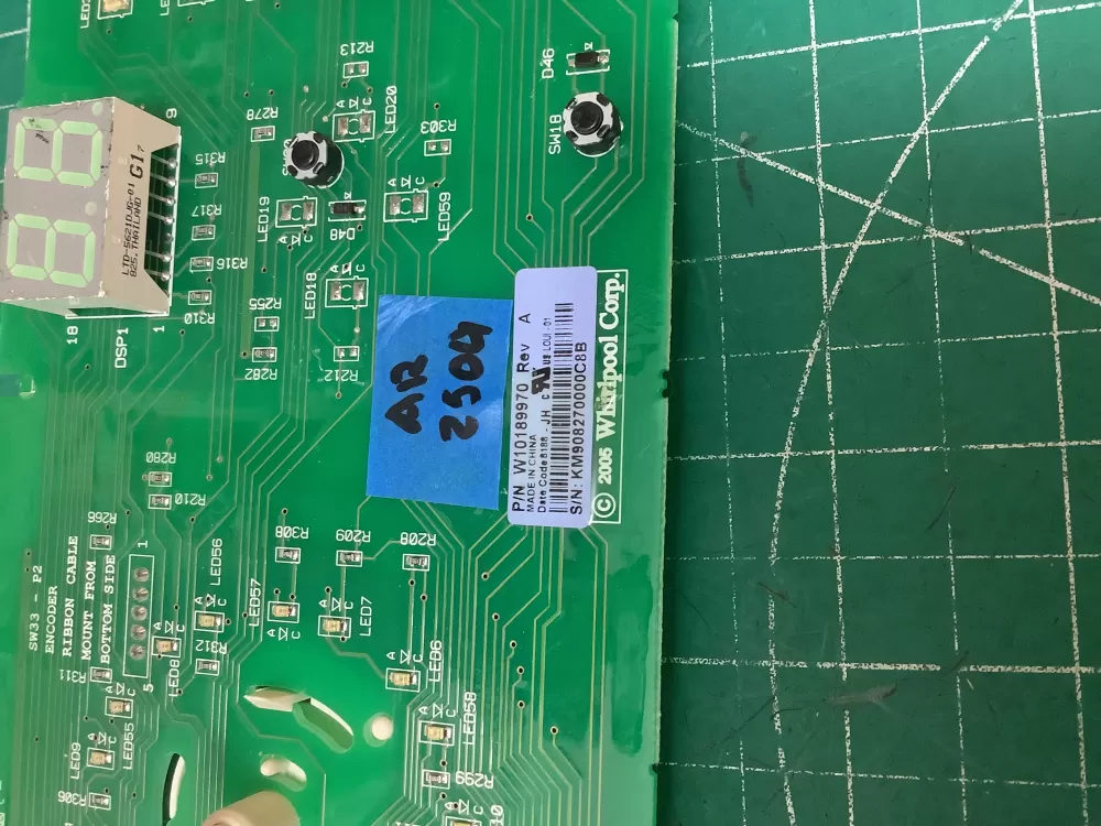 Whirlpool Kenmore W10189970 W10189963 Washer Control Board AZ226682 | AR2509