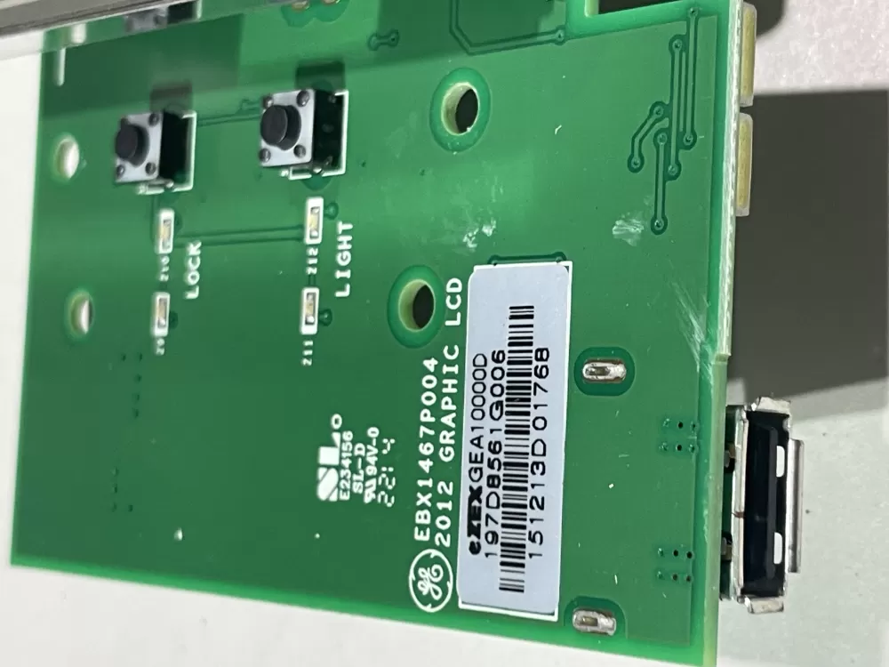 GE 197D8561G006 WR55X34167 Refrigerator Display Control Board AZ142329 | Wm2394