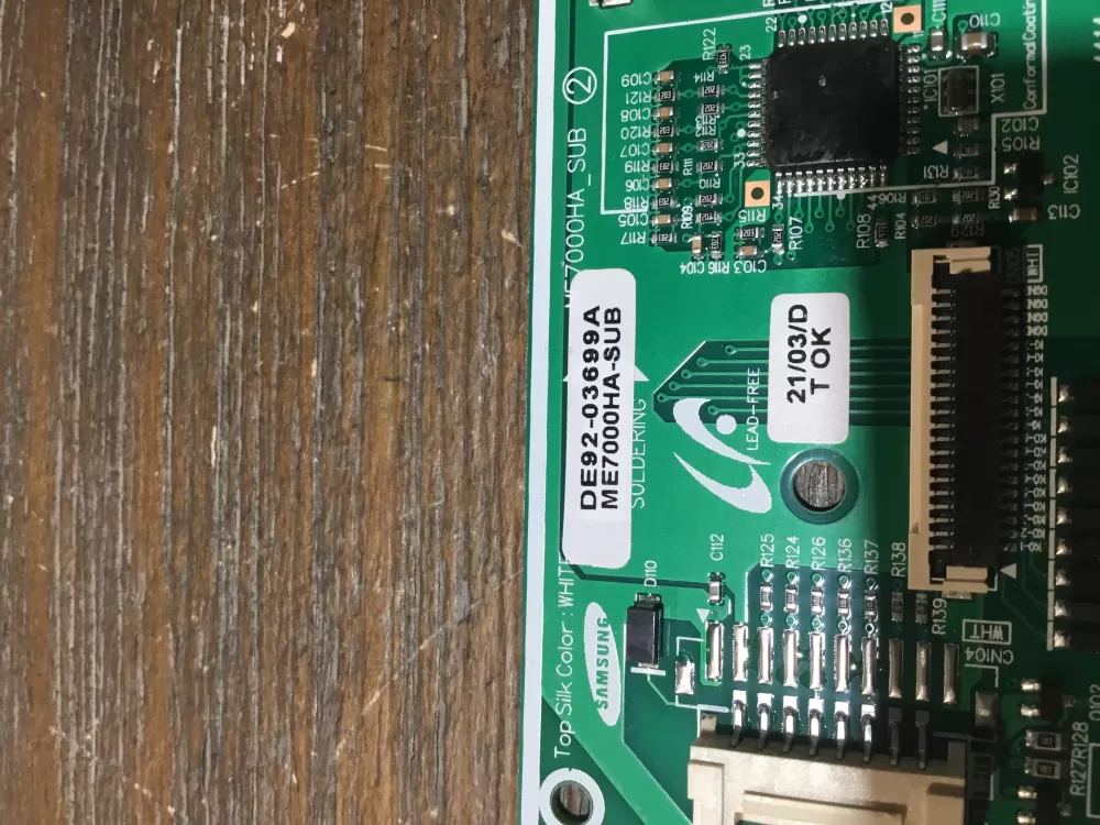 Samsung DE92-03699A Microwave Control Board Panel AZ52464 | NR1839