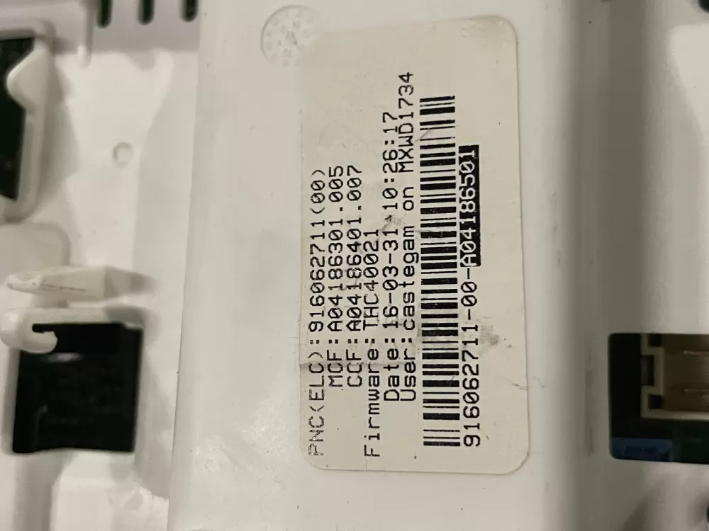 Frigidaire 916062711 Dryer Control Board AZ27894 | WMV340