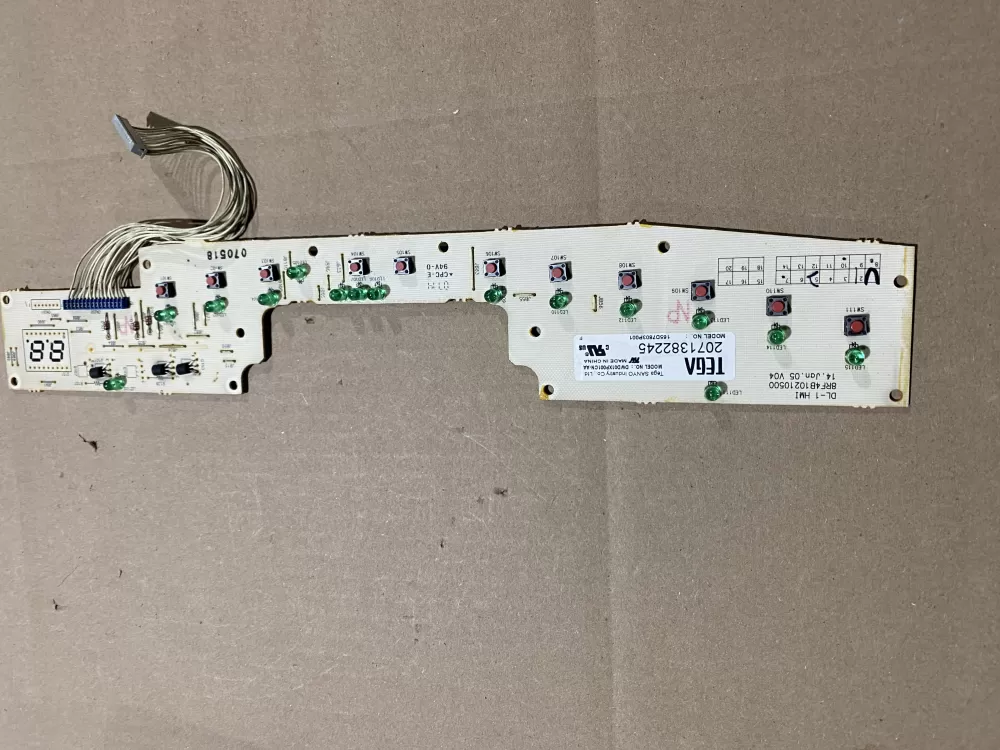 GE 165D7803P001 Dishwasher Control Board