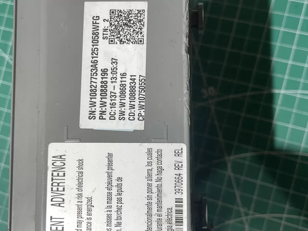 Whirlpool W11201283 W10424643 Washer Control Board AZ195153 | Wmv9