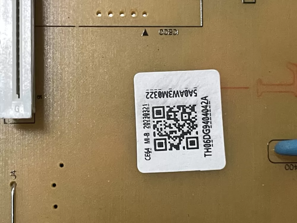 Samsung Dg34 00048a Range Oven Control Board Touch Panel Assy AZ17097 | WM1221